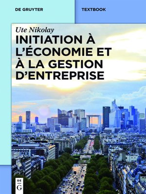 cover image of Initiation à l'économie et à la gestion d'entreprise